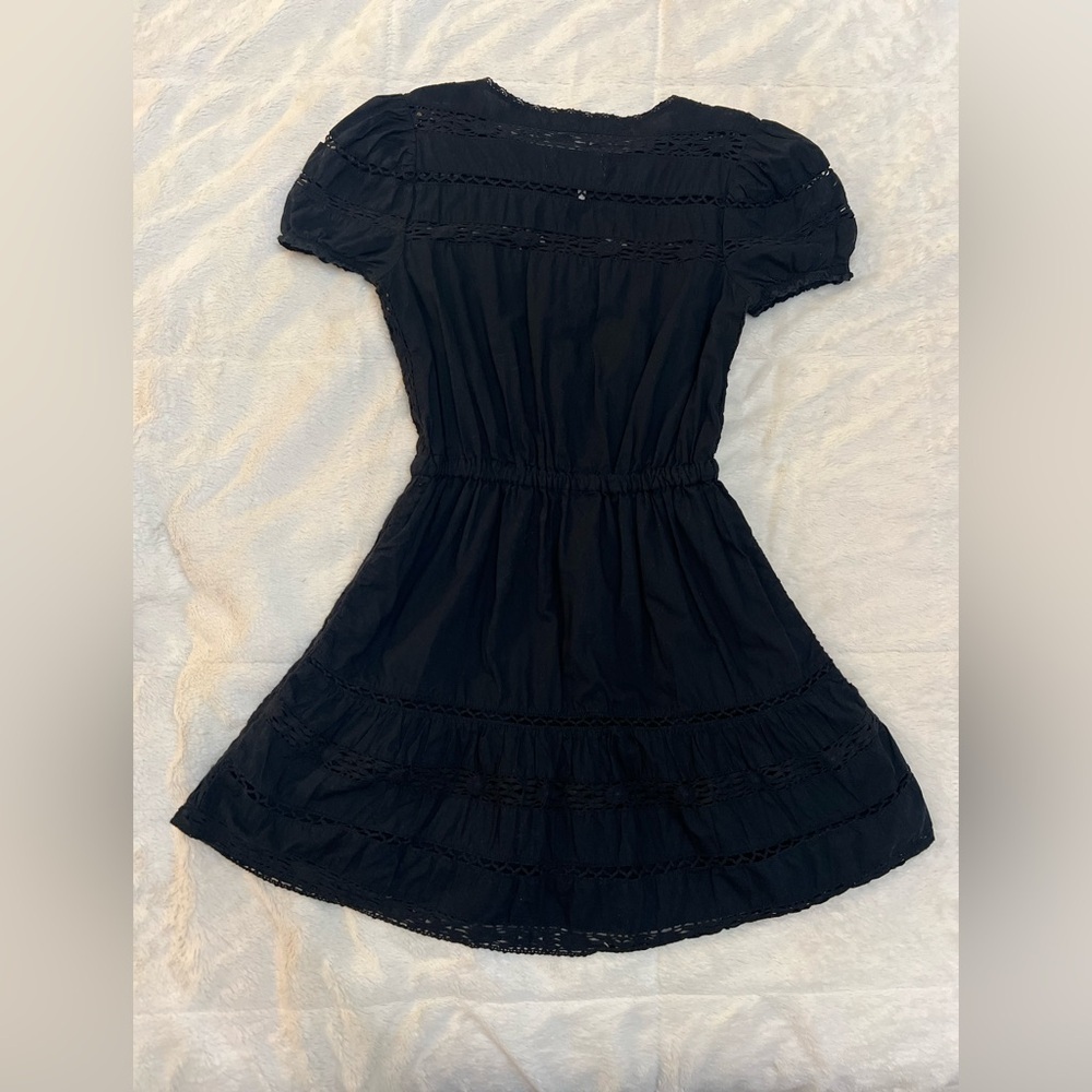 🖤 Urban Outfitters Luna Crotchet Button-Down Mini Dress - Picture 8 of 10